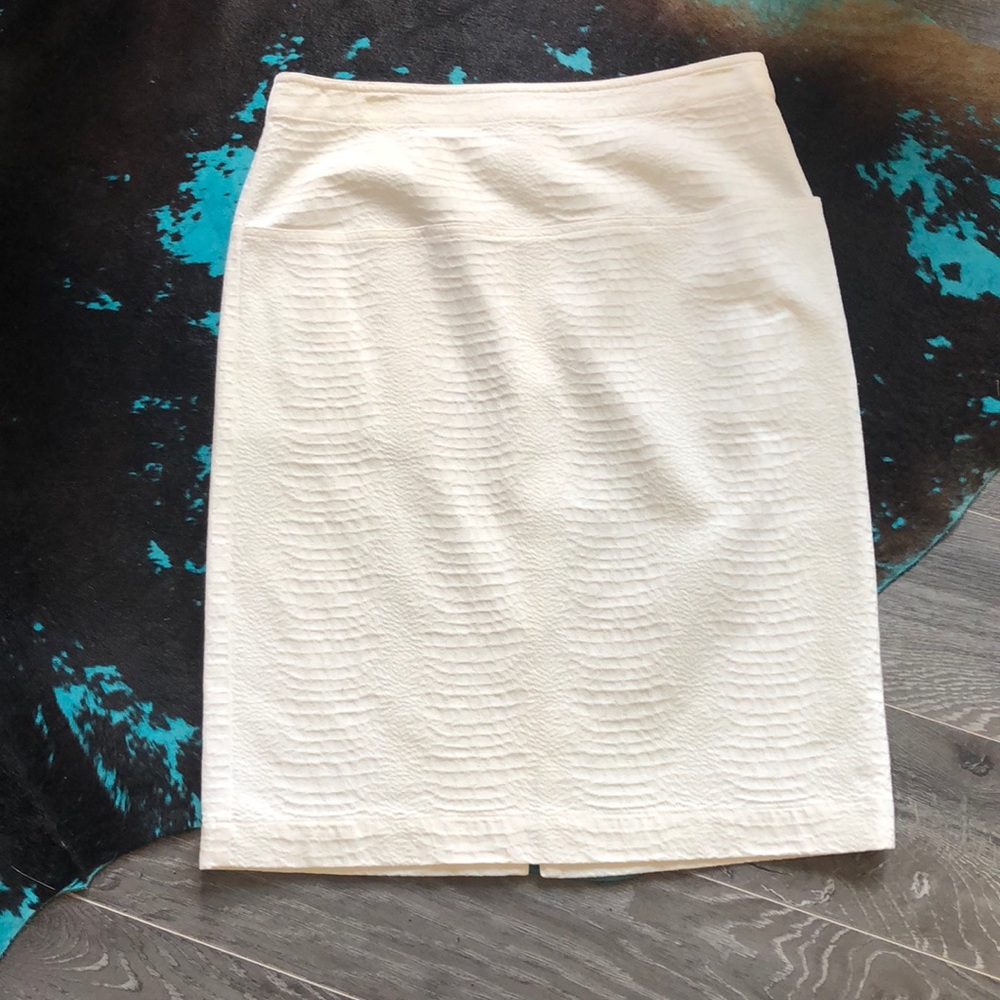 Sz 10 THEORY snake skin pattern skirt